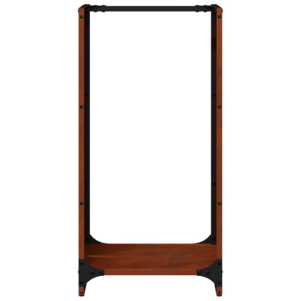 Kaminholzregal Brennholzregal 40x30x80 cm Cortenstahl Rostoptik 30 kg