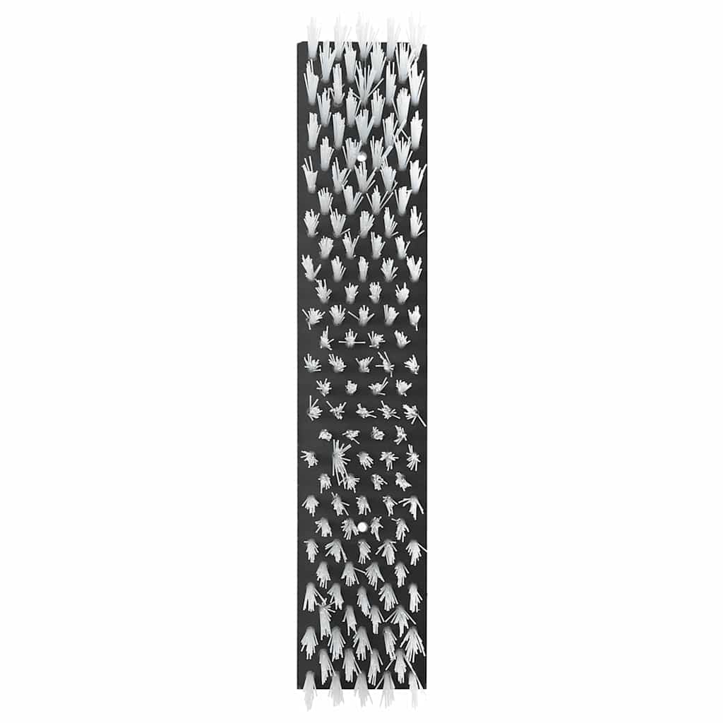 Rinderbürste Schwarz und Weiß 50 x 10 x 6.5 cm Fellbürste Kratzbürste