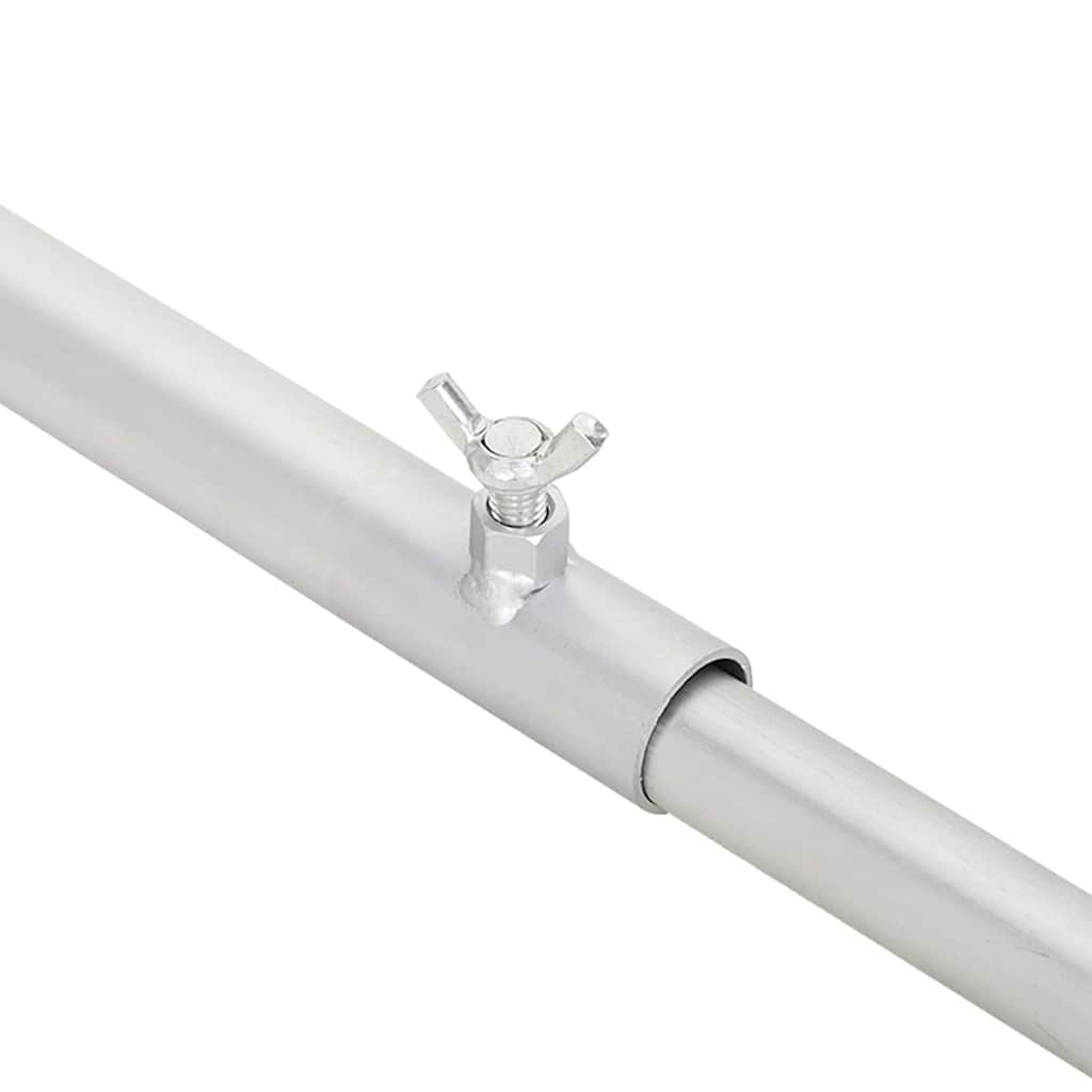Anhänger-Planenbügel für flache Planenhalterung 2 Stück Silber 100-145 cm