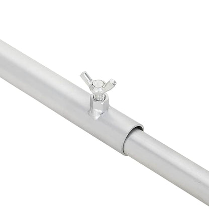 Anhänger-Planenbügel für flache Planenhalterung 2 Stück Silber 100-145 cm