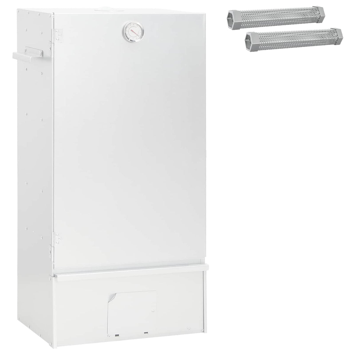 Räucherofen 83 cm Räucherschrank Smoker mit 2 Pellet Räuchertubes verzinkter Stahl