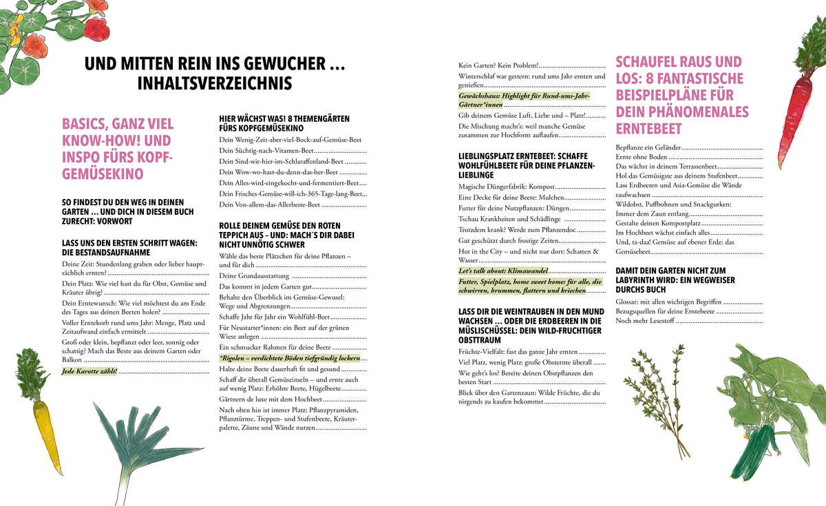 Das phänomenale Erntebeet - Doris Kampas - Sachbuch mit Poster