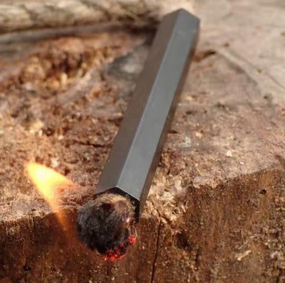 Zündseil 3er Set Metallhülse 3x Anzündseil Fire Rope Feuerseil Lunte Bushcraft Campen