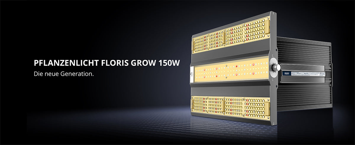 FLORIS Grow High Tech 150W Dimmable Full Spectrum LED Plant Lamp