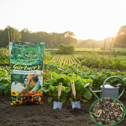 Gaertner's Hornspäne 2,5 kg organischer Naturdünger Stickstoffdünger Gemüse Blumen