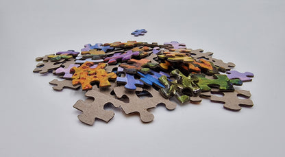 Puzzle 500 Teile Droschke Kutsche Altstadt Markt 46 x 28 cm  Gehirntraining ab 9 Jahren