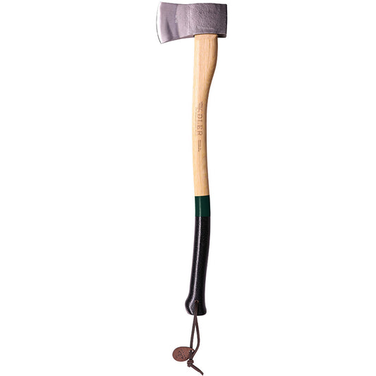Yankee axe splitting axe, forged, high quality, 800mm with leather sheath