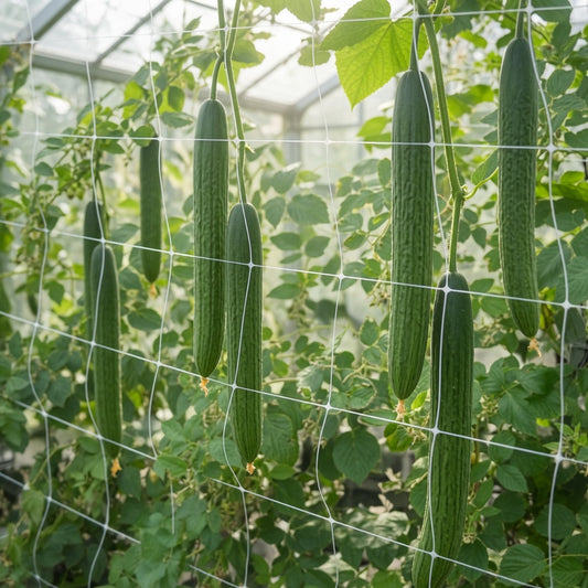 Kletterpflanzen Rankhilfe Pflanzennetz Gartennetz Stütznetz  2 x 10 m weiß