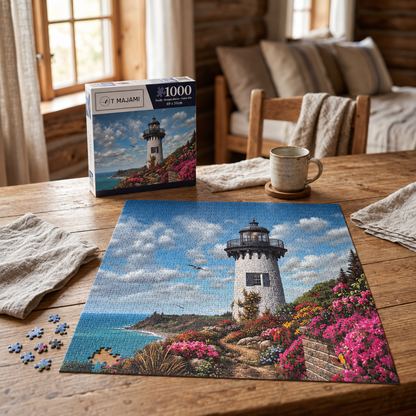 Puzzle 1000 Teile Leuchtturm 69x51 cm Strand Ferien Ostsee Nordsee Urlaub Gehirntraining
