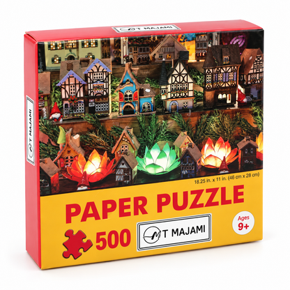 Puzzle 500 Teile Fachwerkhäuschen Modelle 46 x 28 cm  Gehirntraining ab 9 Jahren