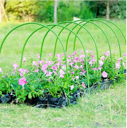 10 x Bögen für Folientunnel Hochbeetabdeckung Insektennetze Grün 50 x 95 cm witterungsbeständig Tunnelbogen