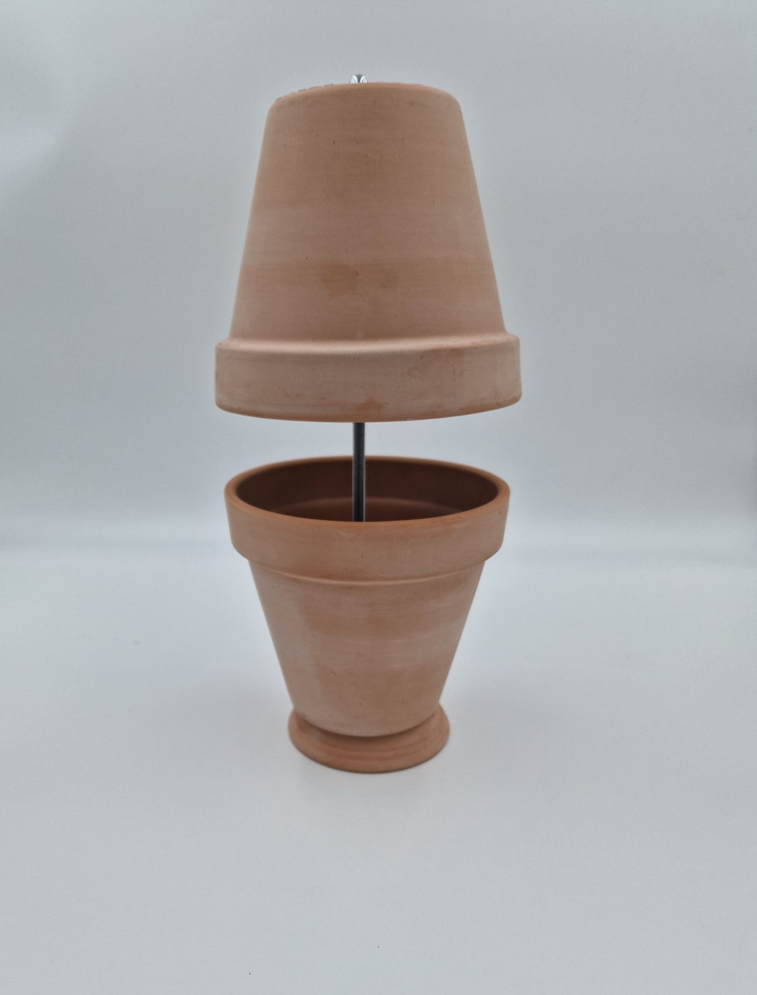 Tealight oven, table fireplace, double-walled table oven, DIY table decoration, 4 candles, sand-colored