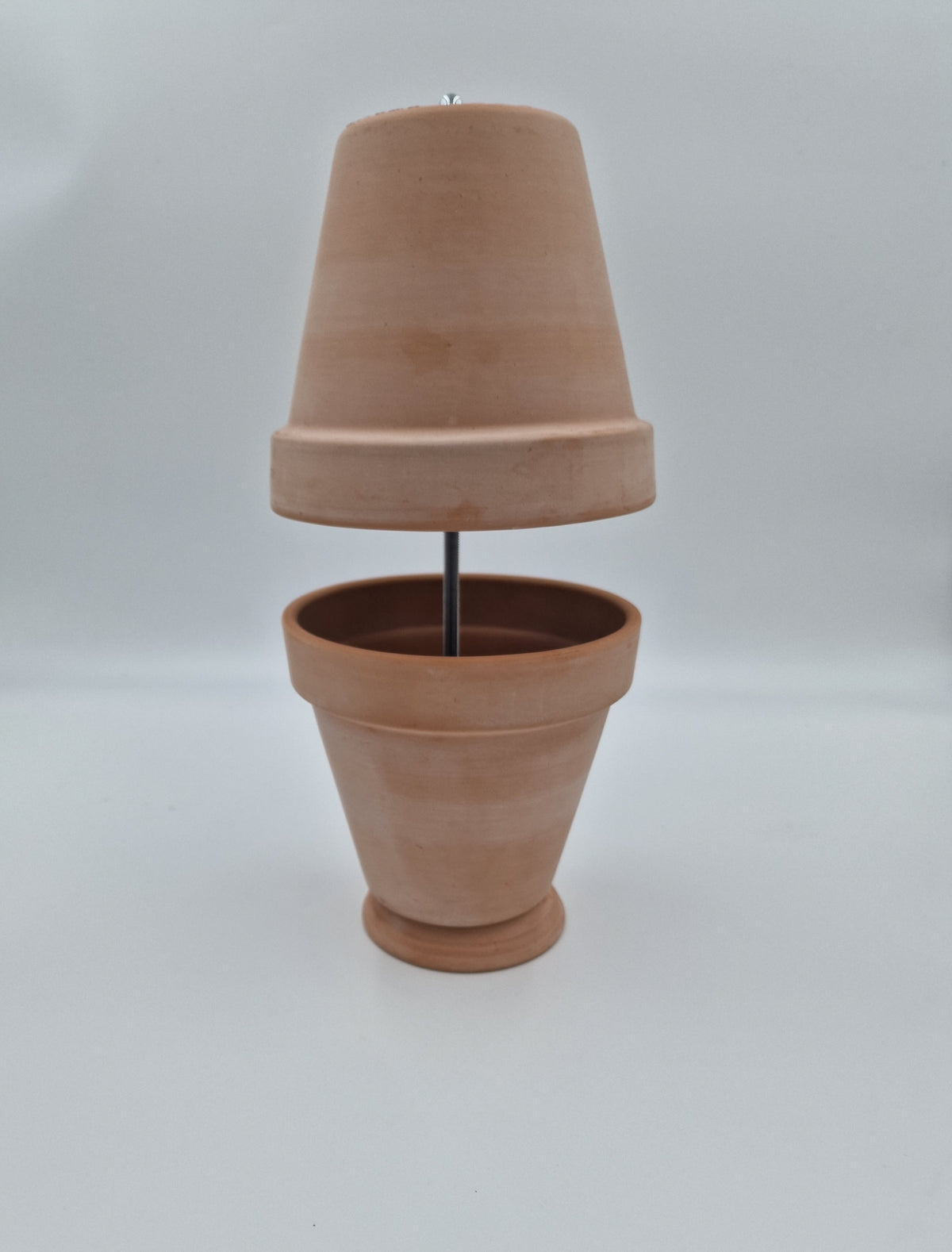 Tealight oven, table fireplace, double-walled table oven, DIY table decoration, 4 candles, sand-colored