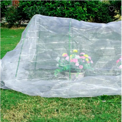 Insect protection net 1.8 x 10 m White fine mesh 1x1 mm Vegetable protection net Garden Garden net Plants Leaf net