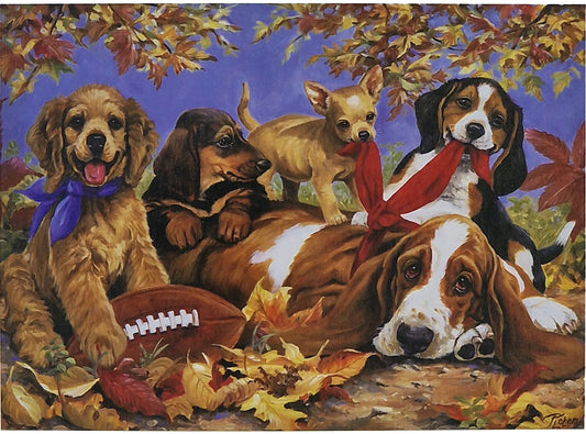 1000-piece Cute Dogs Puzzle, 69x51 cm, Dogs, Puppies, Brain Training Jigsaw Animals