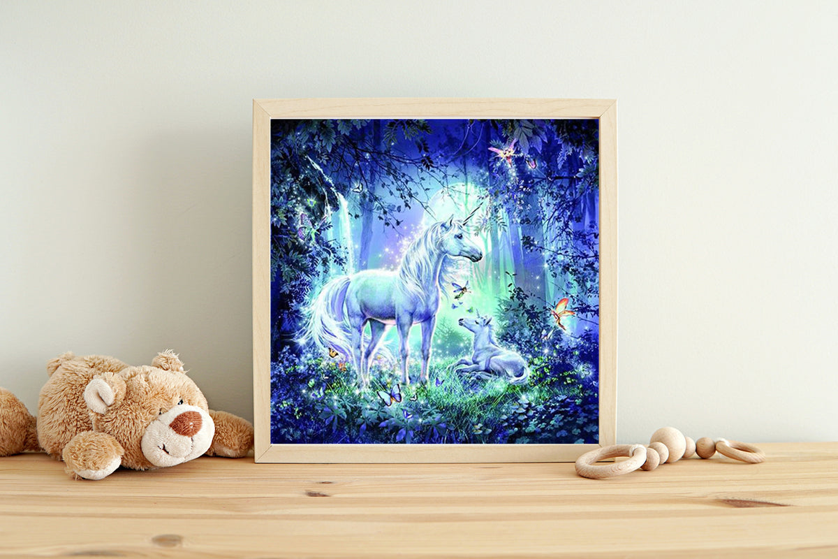 DIY Diamond Painting 5D Diamond Painting Magical Unicorn 30x40 cm Painting Wall Decoration Painting Leisure Fun Adults Teenagers