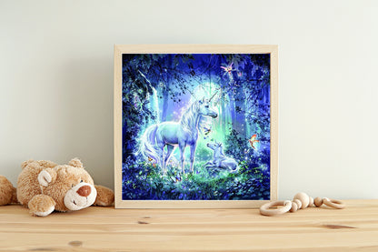 DIY Diamond Painting 5D Diamond Painting Magical Unicorn 30x40 cm Painting Wall Decoration Painting Leisure Fun Adults Teenagers