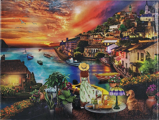 1000-piece Seaside Holidays puzzle, 69x51 cm, seaside vacation, brain training, Jigsaw