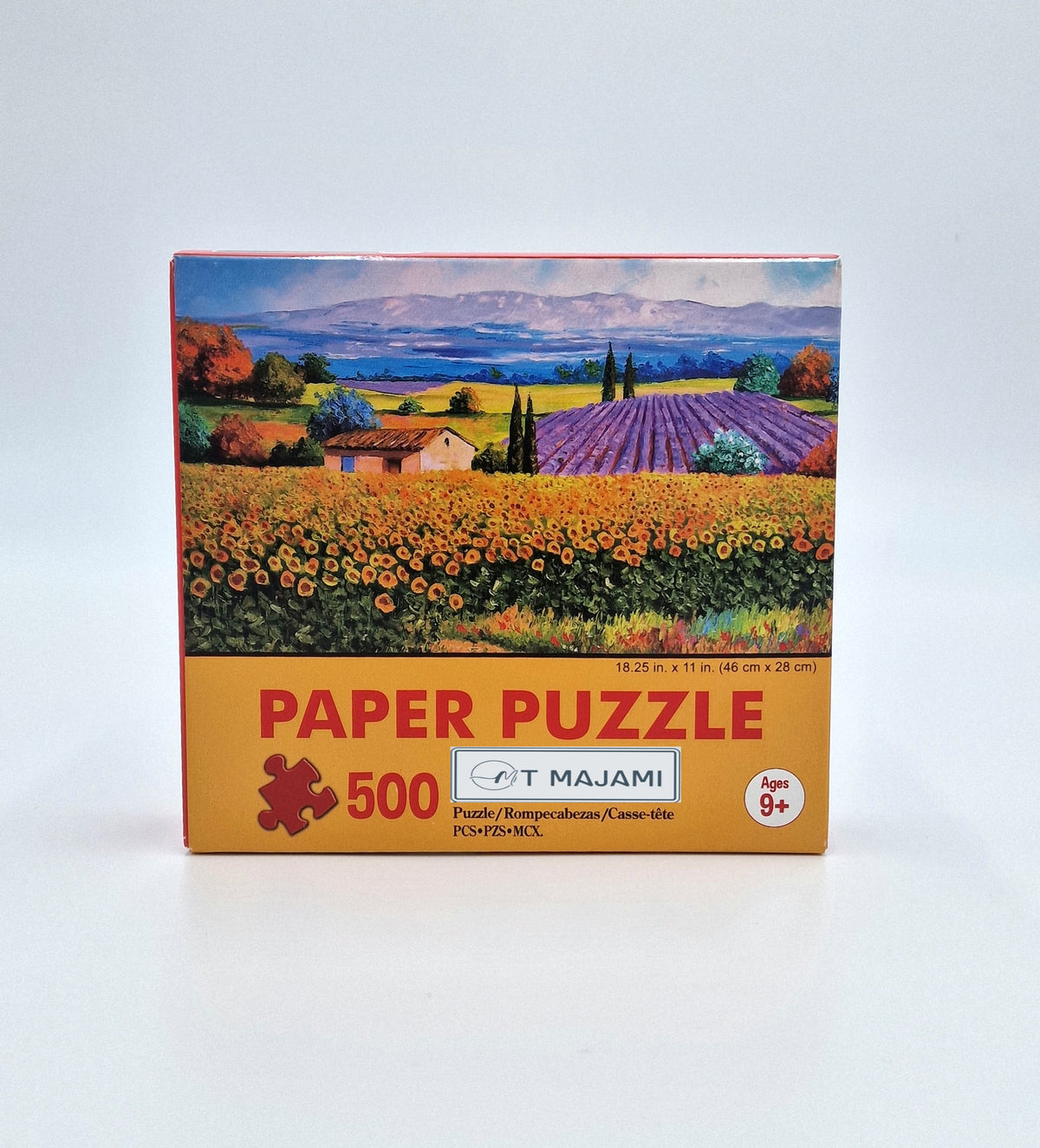 Puzzle 500 Teile Provence 46 x 28 cm Frankreich Lavendel Feld romantisches Motiv