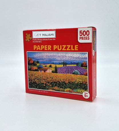 Puzzle 500 Teile Provence 46 x 28 cm Frankreich Lavendel Feld romantisches Motiv